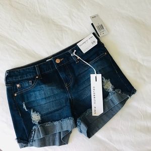 Celebrity Pink Jean Shorts